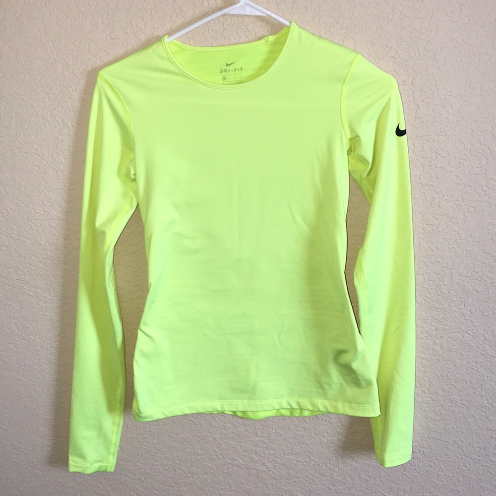Neon Nike Long Sleeve Tee